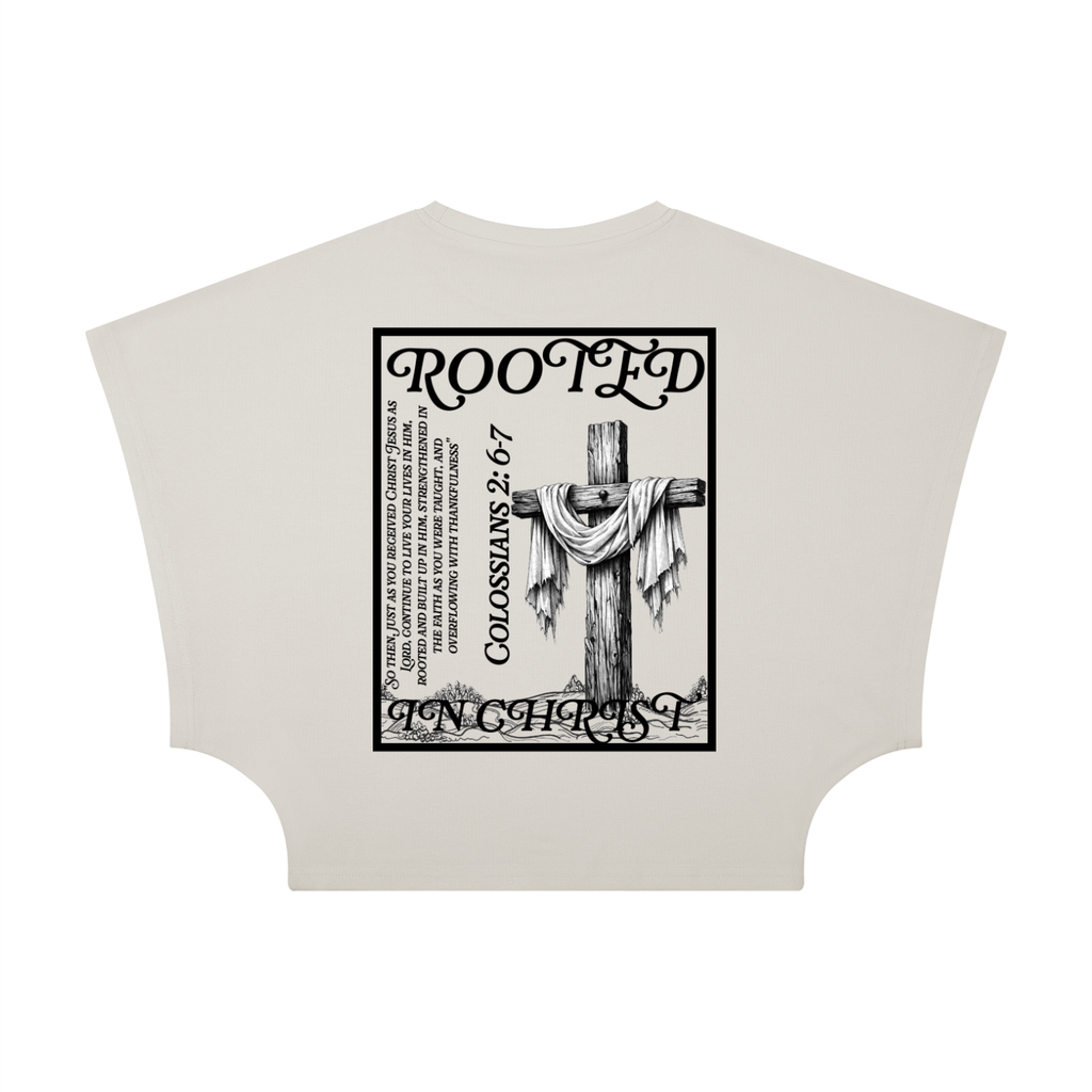 COLOSSIANS 2:6-7 Women's Cropped T