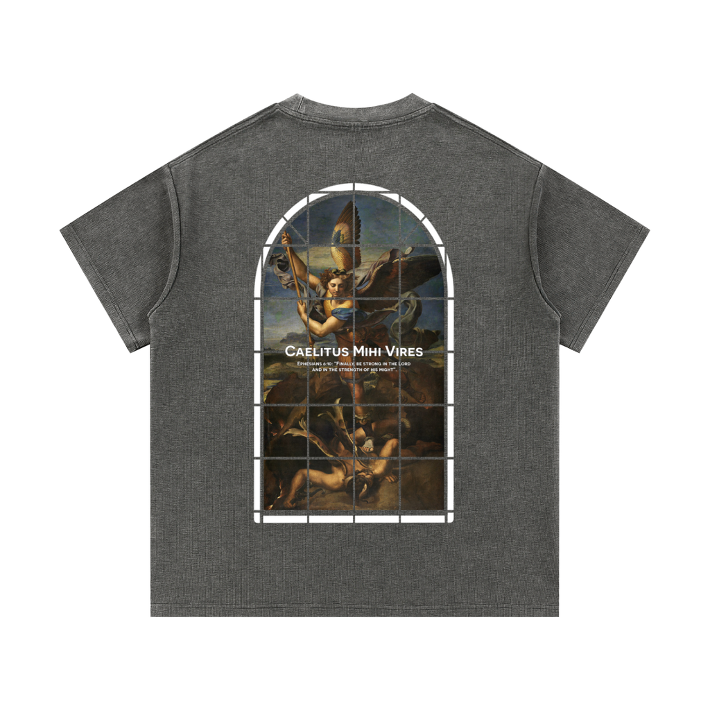 HEAVENLY STRENGTH Waffle Knit Tee