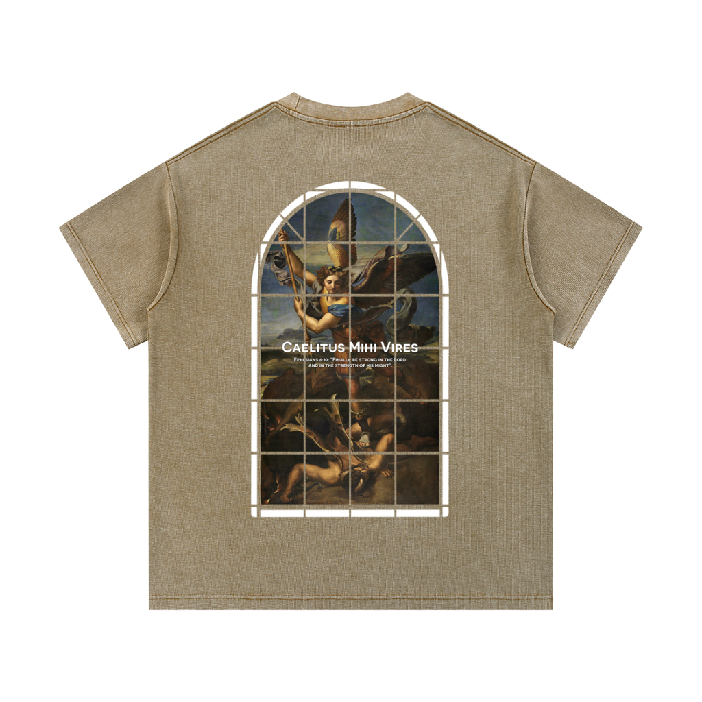 HEAVENLY STRENGTH Waffle Knit Tee