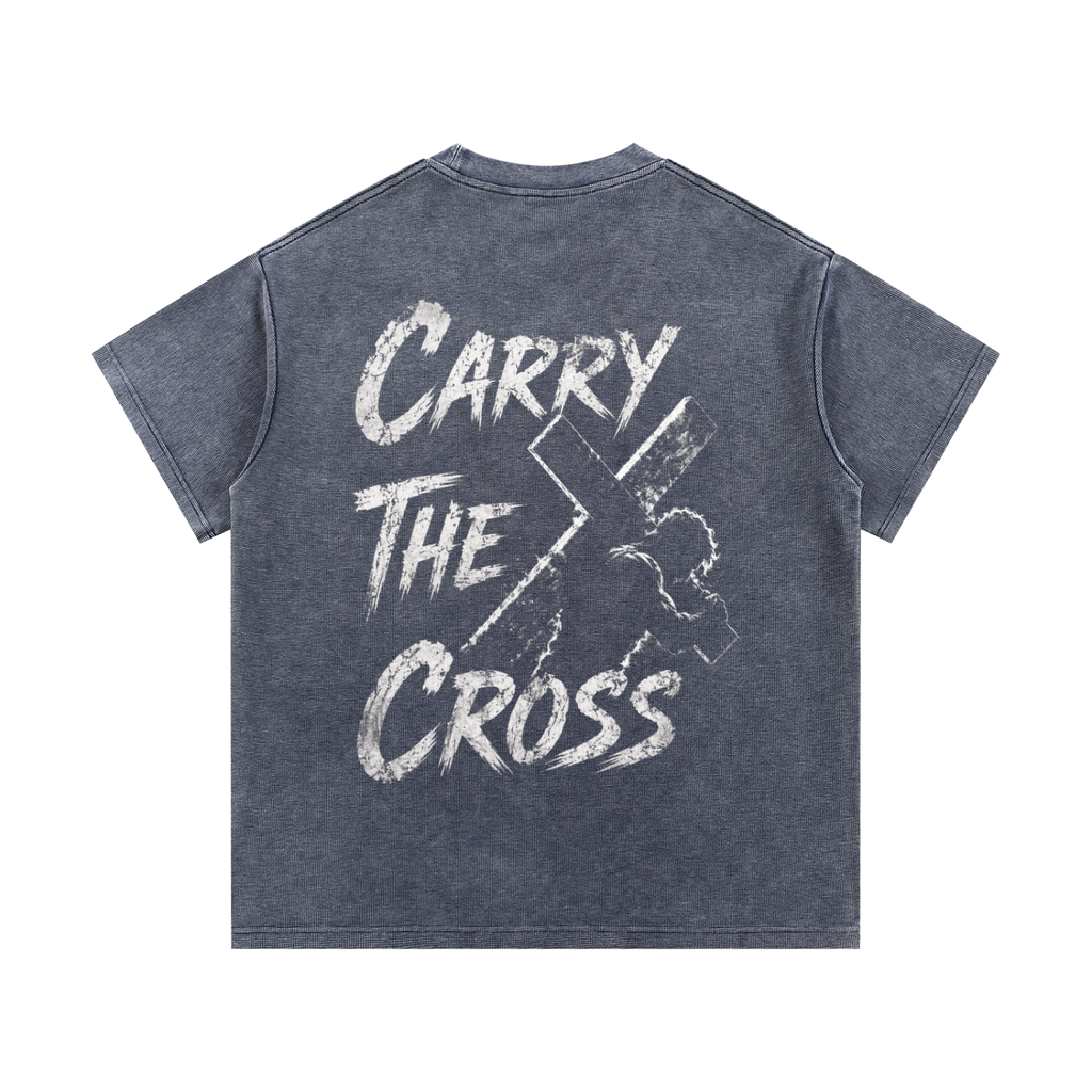 Carry The Cross - Waffle Knit Tee