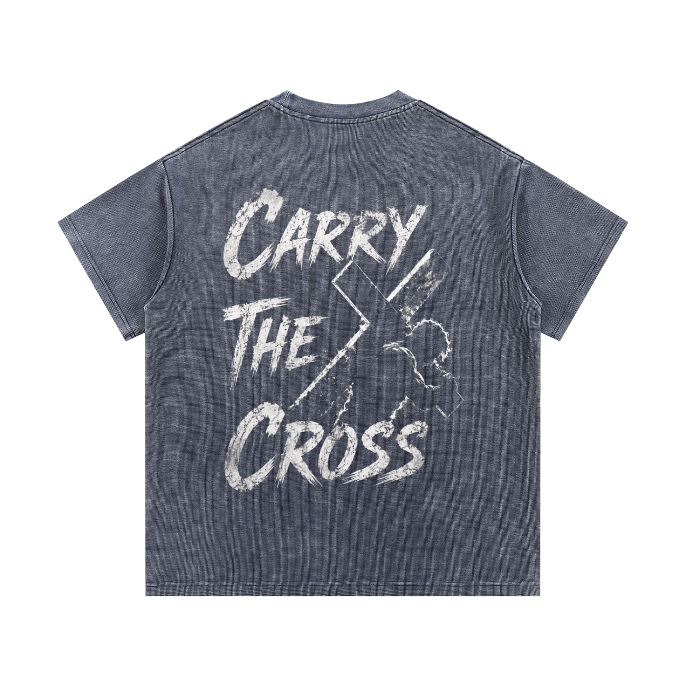 Carry The Cross - Waffle Knit Tee