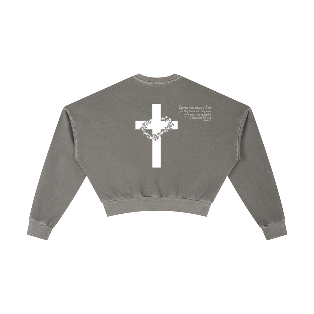 PSALM 139:14 Cropped Sweatshirt