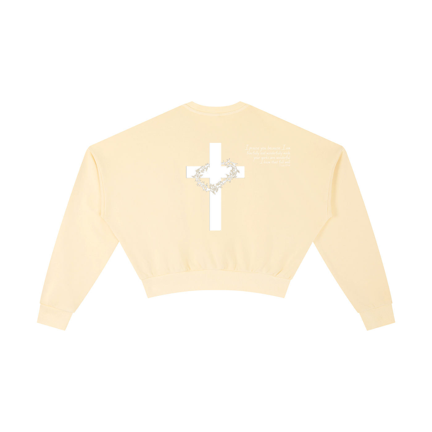 PSALM 139:14 Cropped Sweatshirt