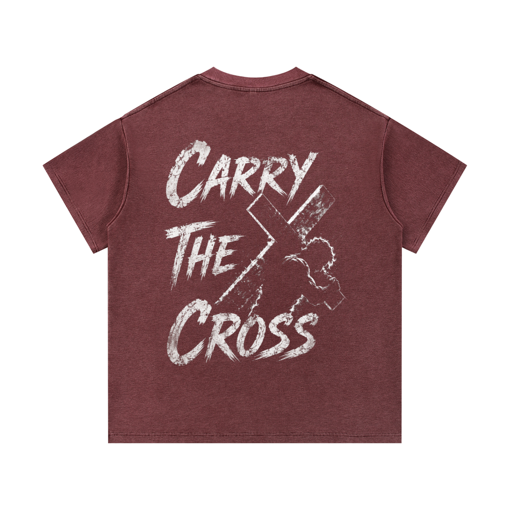 Carry The Cross - Waffle Knit Tee