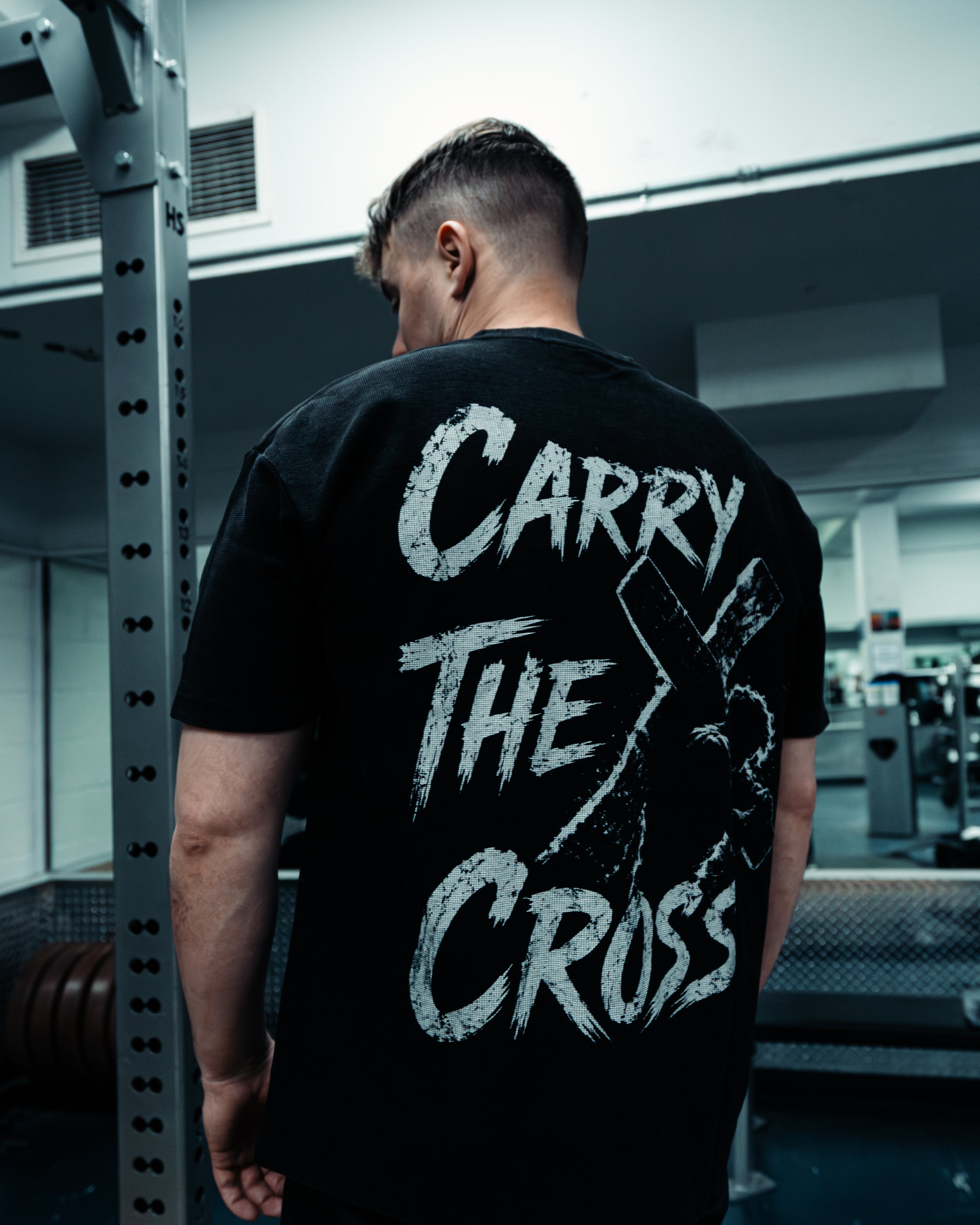 Carry The Cross - Waffle Knit Tee