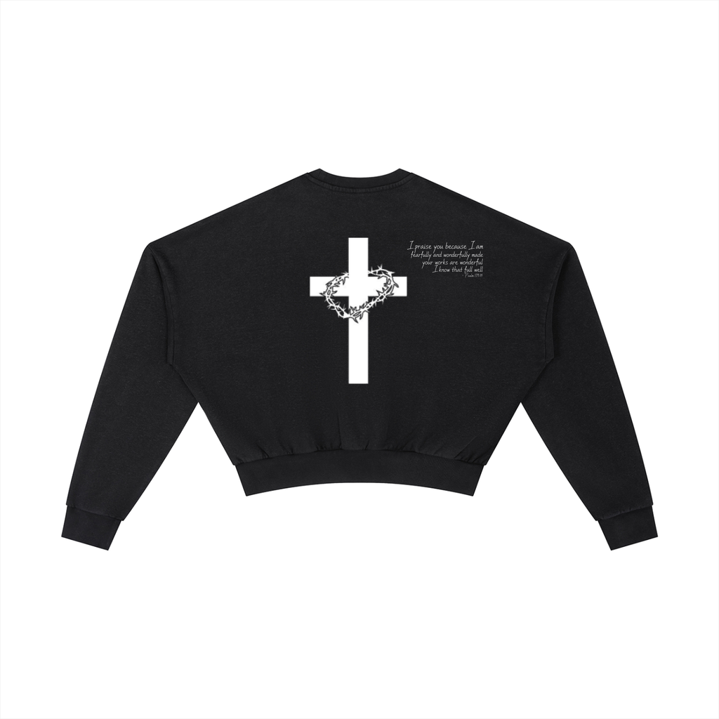 PSALM 139:14 Cropped Sweatshirt