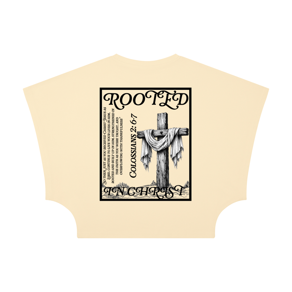 COLOSSIANS 2:6-7 Women's Cropped T