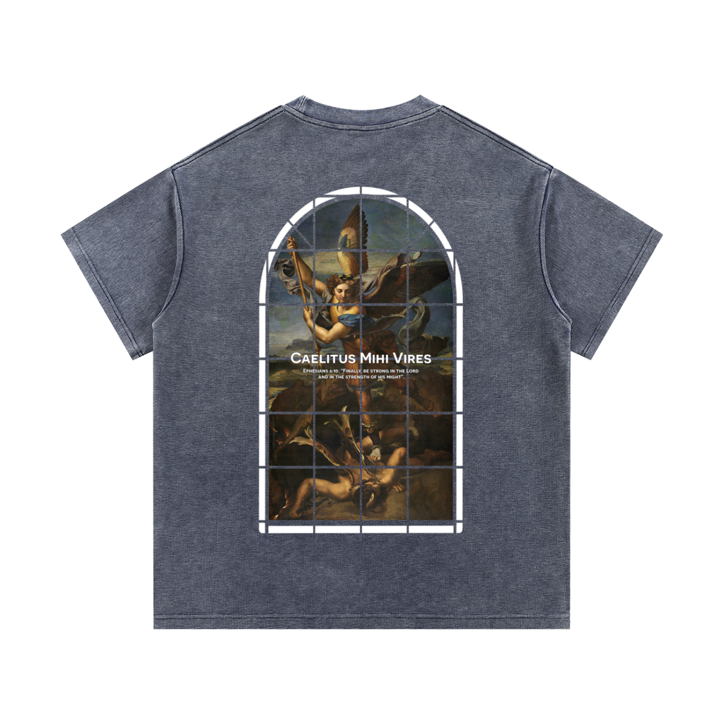 HEAVENLY STRENGTH Waffle Knit Tee