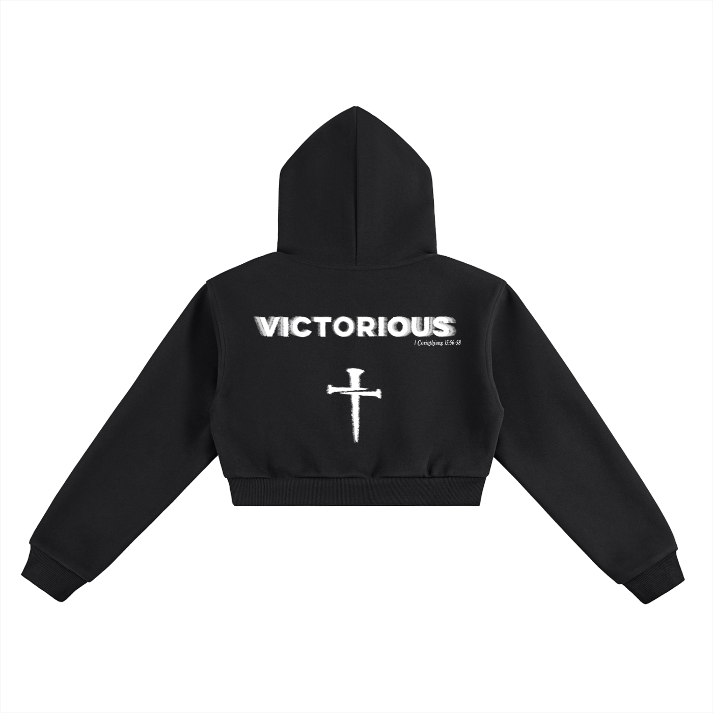 VICTORIOUS - Cropped Athletic Hoodie