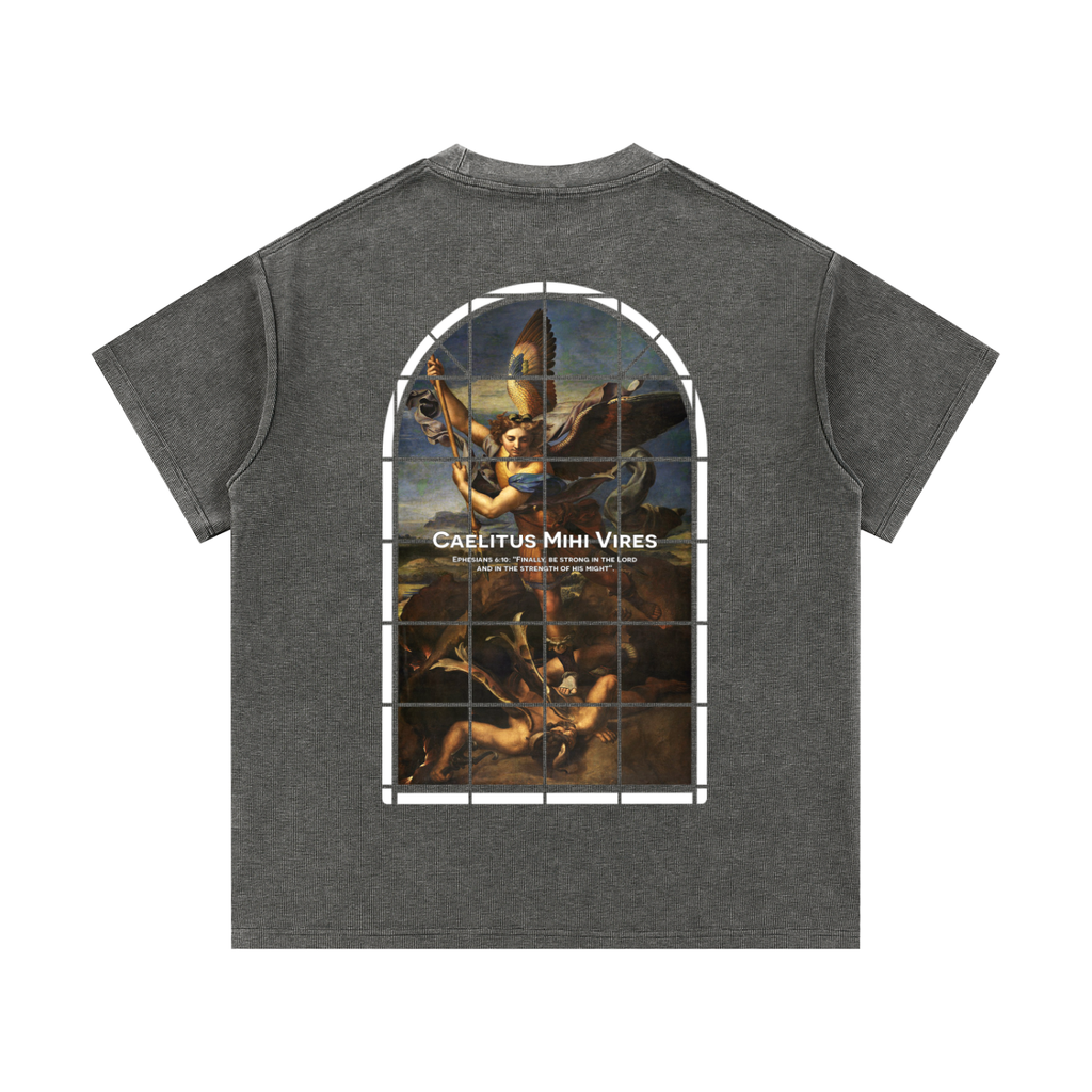 HEAVENLY STRENGTH Waffle Knit Tee