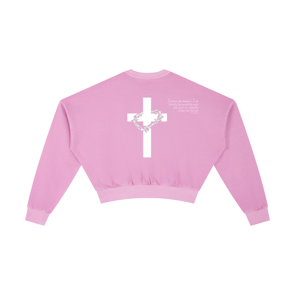 PSALM 139:14 Cropped Sweatshirt