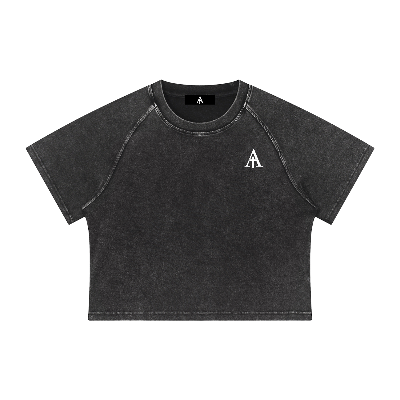 The Thread of His Garment - Womens Mineral Wash Crop Tee