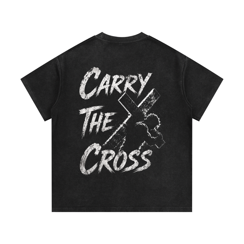 Carry The Cross - Waffle Knit Tee