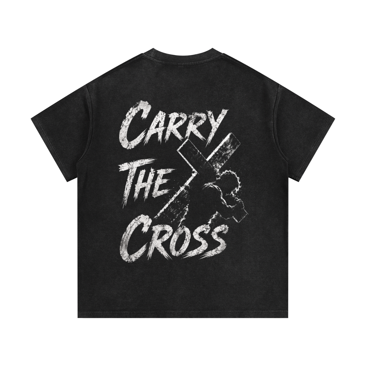 Carry The Cross - Waffle Knit Tee