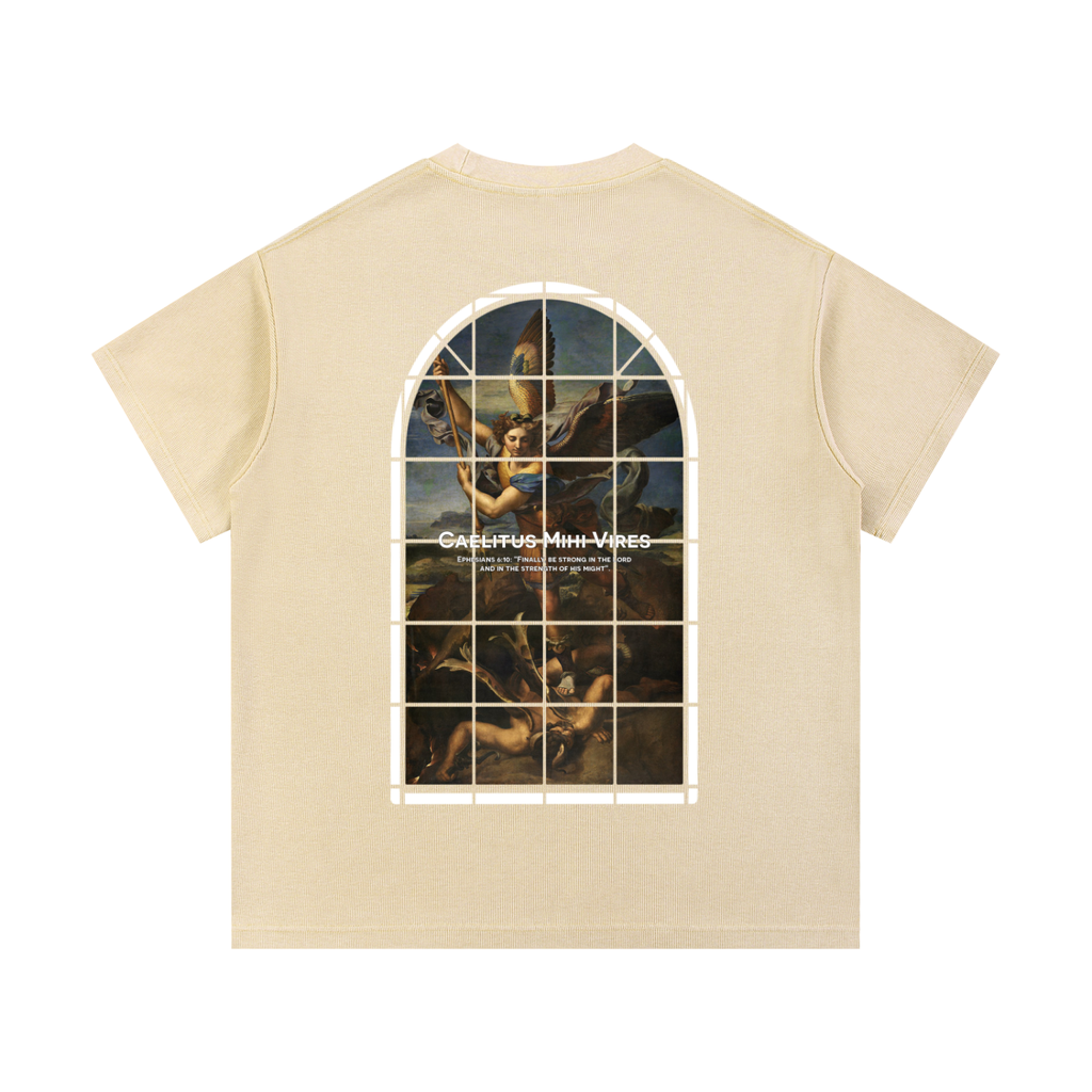 HEAVENLY STRENGTH Waffle Knit Tee